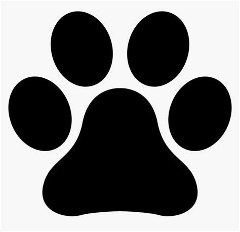 Clip Art Dog Paw Print Svg - Vector Dog Bone Svg, HD Png Download ...