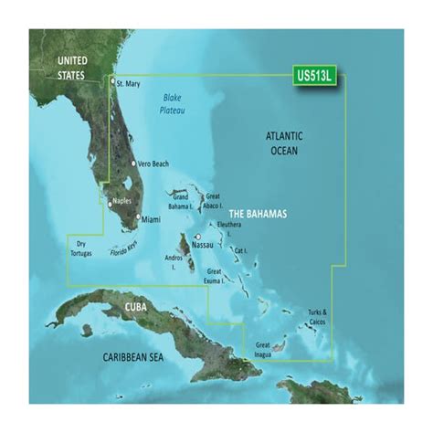 U.S., Jacksonville, FL to Bahamas Coastal Charts | Garmin