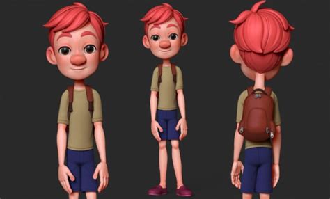 Model a quality 3d cartoon character in blender and zbrush by Mavinpro ...