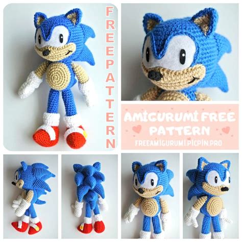 Amigurumi Süper Sonic Free Crochet Pattern - Amigurumi | Free crochet ...