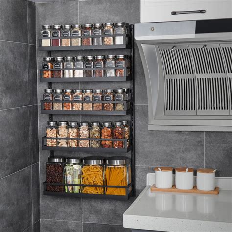 X-cosrack Wall Mount Spice Rack | Wall mounted spice rack, Small kitchen inspiration, Pantry ...