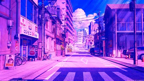 city pop #vaporwave #city #Japan #anime #digital #1080P #wallpaper # ...