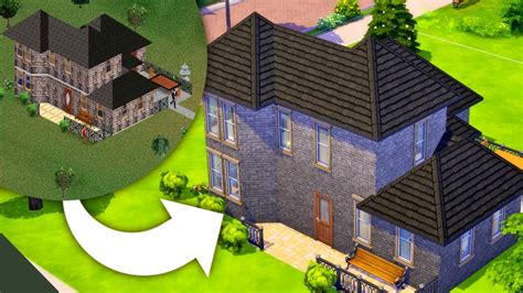 i built the original Goth House from the Sims 1 in the Sims 4 - YouTube