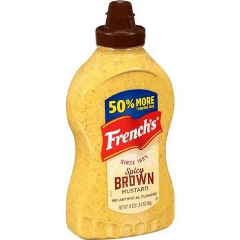 French's Spicy Brown Mustard Sauce, Packaging Type: Bottle, 510g at Rs 300/bottle in New Delhi