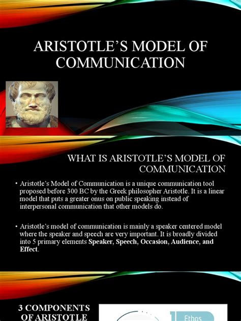 Aristotle's Model of Communication | PDF | Communication | Aristotle