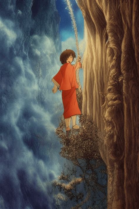 NARNIA ASLAN PHOTOREALISTIC VIVID PAINTING GHIBLI JAPANESE · Creative Fabrica