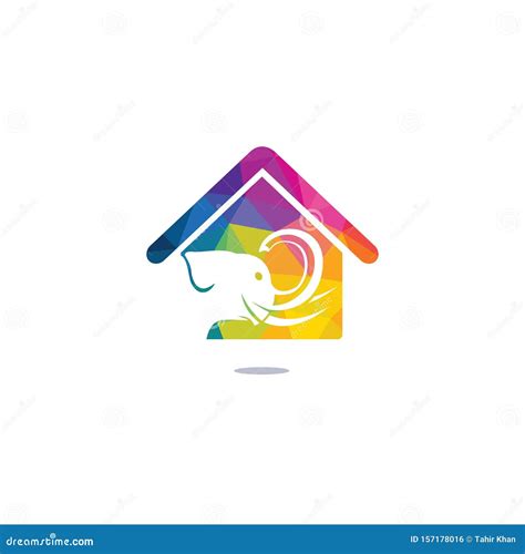 Elephant Vector Logo Design. Stock Vector - Illustration of abstraction ...