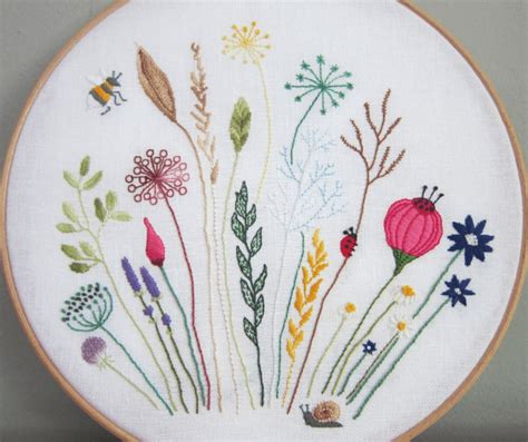 15+ modern bee embroidery pattern options - Swoodson Says