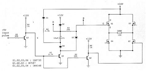 High-side MOSFET driver circuit. | Download Scientific Diagram