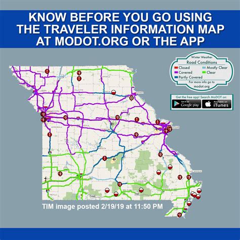 Modot Road Condition Map - Map Of Staten