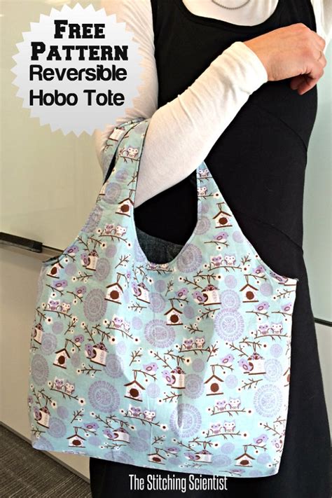 Free pattern: Reversible hobo tote – Sewing