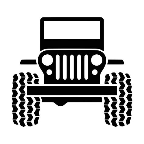 Jeep Wrangler 4x4 decal Jeep grill YETI decal laptop | Etsy