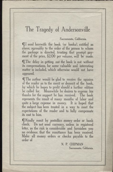 The Tragedy of Andersonville, Trial of Captain Henry Wirz, The Prison ...