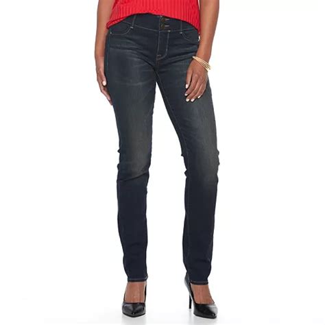 Petite Apt. 9® Modern Fit Comfort Waistband Straight-Leg Jeans