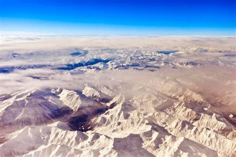 Premium Photo | Aerial view of alps