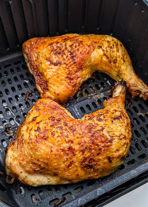 4-ingredient Chicken Leg Quarters in Air Fryer - Go Cook Yummy