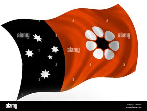 Australian Northern Territory flag; isolated Stock Photo - Alamy