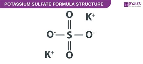 Potassium Sulfate Formula - Chemical Formula, Structure And Properties