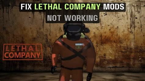 How To Fix Lethal Company Mods Not Working - YouTube