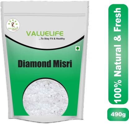 Value Life Crystal Sugar 490g - Mishri- Mishri Crystals - Sweet Candy - Mishri Dana 490g Sugar ...