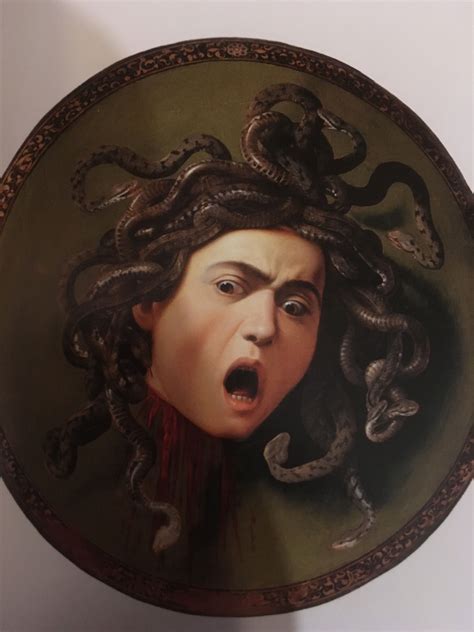 THE HEAD OF MEDUSA, Caravaggio (Michelangelo Merisi da Caravaggio), c ...