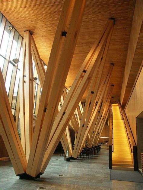 Pin de EA European Architecture en 120 EA-WOOD STRUCTURES | Columnas arquitectura, Estructura ...