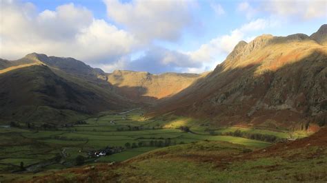 Timelapse view of the Langdale valley in the Lake District (4K) filmed on 3rd January 2020 ...