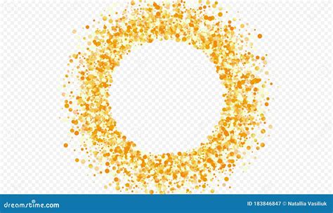 Gold Rain Art Transparent Background. Abstract Stock Vector ...