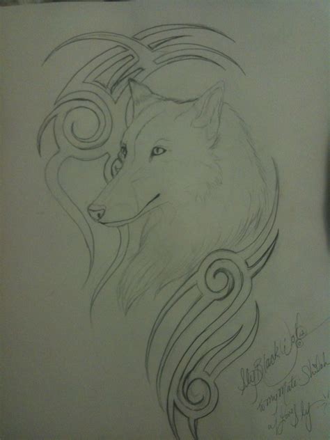 Fox Tribal Tattoo by SlyBlackWolf on DeviantArt