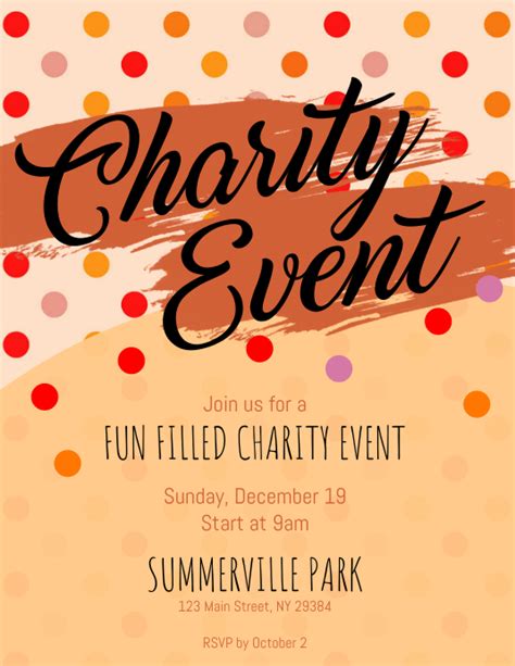 Charity Event Flyer Template | PosterMyWall