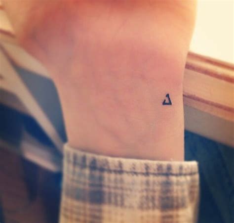 Tiny Delta Wrist Tattoo | Best tattoo design ideas