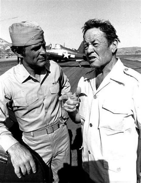 Robert Conrad & Pappy Boyington | Black sheep squadron, Robert conrad, Vintage aircraft