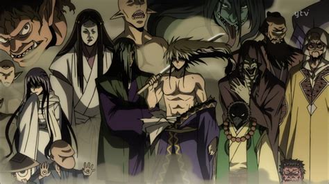 Nurarihyon and the thousand demon parade from Nurarihyon no Mago / Nura: Rise of the Yokai Clan ...