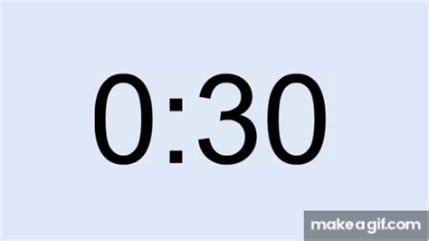 30 second timer on Make a GIF