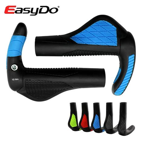 Aliexpress.com : Buy EasyDo Ergonomic Road Bicycle Cycling Handlebar Grips Bar Ends Lock On ...