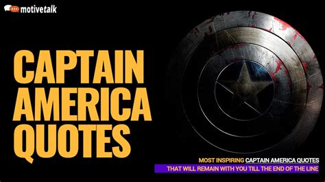 21 Best Captain America Quotes - All Are Leadership Quotes