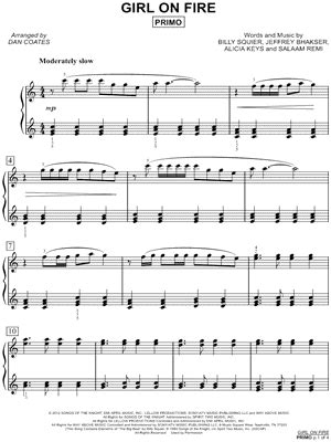 "Girl on Fire" Sheet Music - 24 Arrangements Available Instantly ...