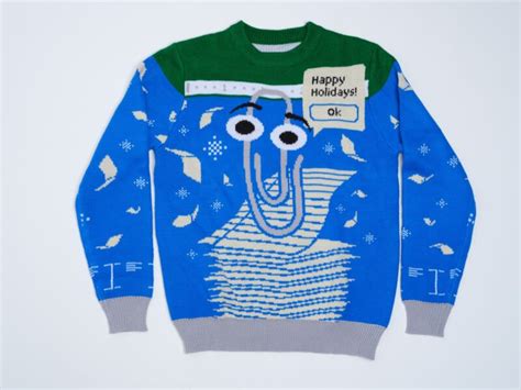 This year’s ugly Microsoft sweater has a suggestion for you: It’s Clippy | Ars Technica