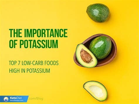 The Importance of Potassium in Low-Carb Diets | KetoDiet Blog