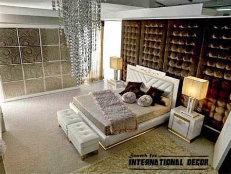 Luxury Italian bedroom and furniture in classic style