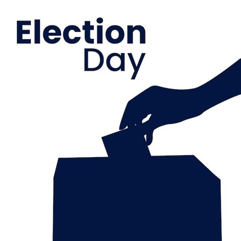 Premium Vector | Election day ballot boxes. presidential election. silhouette style.