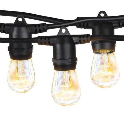 Ambience Pro - Waterproof Outdoor Incandescent String Lights - Hanging ...