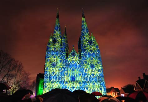 Lichfield Cathedral lit up in annual display | Express & Star