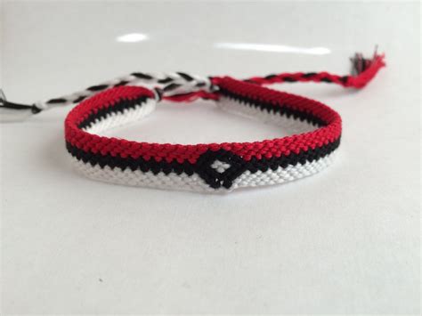 Pokeball Pokemon Friendship Bracelet