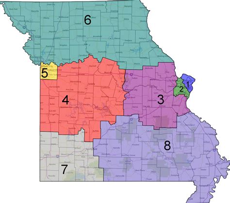 Missouri S New Congressional District Maps - Bank2home.com