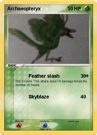 Pokémon Archaeopteryx 5 5 - Feather slash - My Pokemon Card