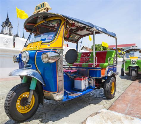 Tuk-Tuk Taxi in Bangkok, Thailand jigsaw puzzle in Cars & Bikes puzzles ...