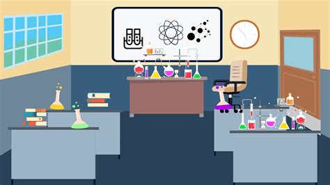 Chemistry Classroom Background in Illustrator, SVG, JPG, EPS, PNG ...