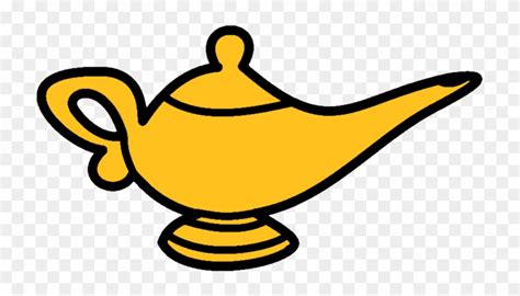 Download Oil Lamp Clipart Aladdin's Lamp - Cartoon Genie Lamp Png Transparent Png (#123036 ...