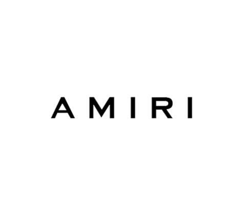 Amiri Logo, Iconic Emblem, Trendy Apparel, Luxury Style, Streetwear Fashion PNG